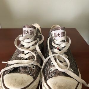 Women’s Converse All Star glitter casual sneakers